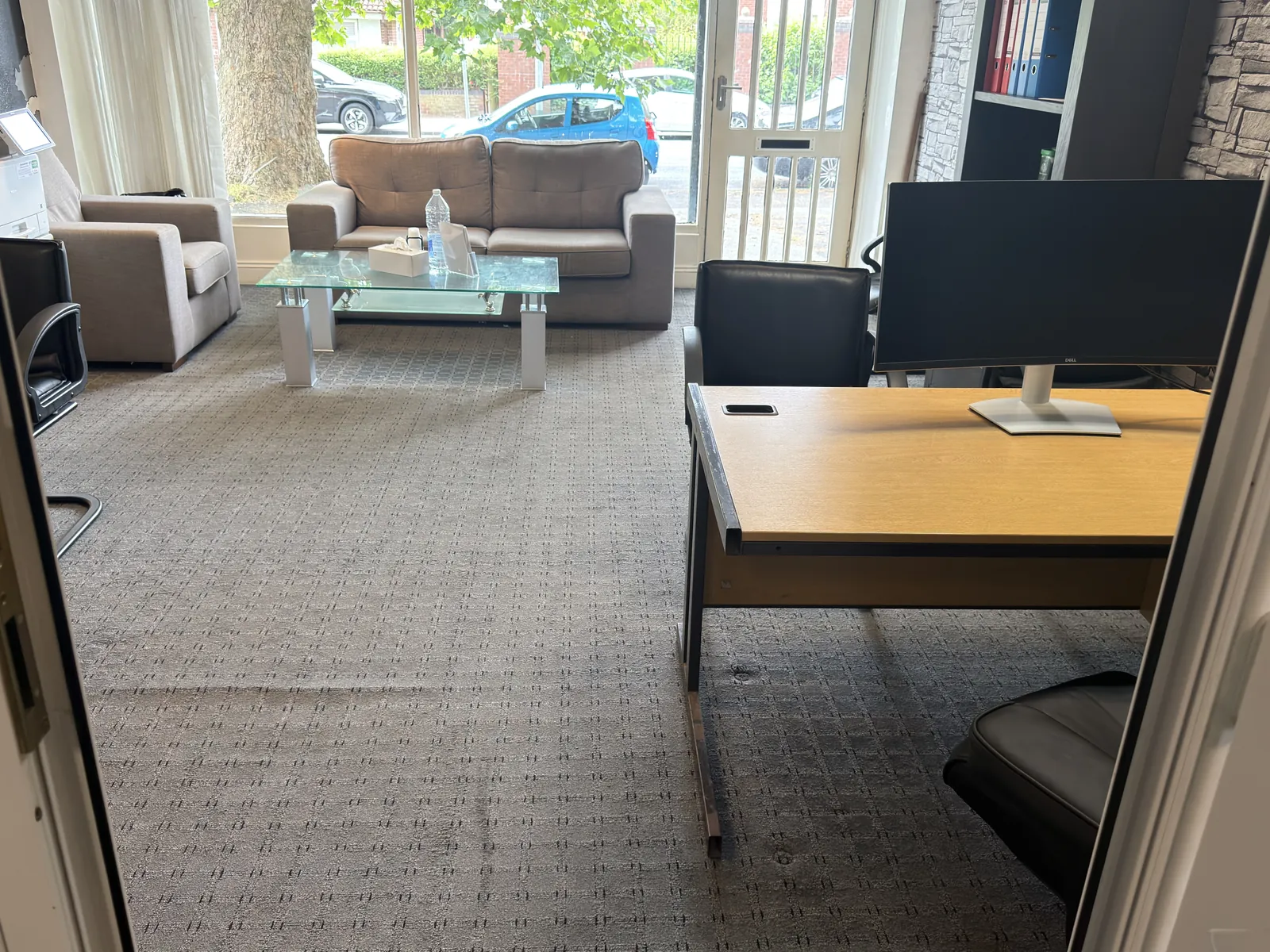 Client waiting area — eVisaPortal.uk, Shams Britvisa Lawyers Ltd, Manchester